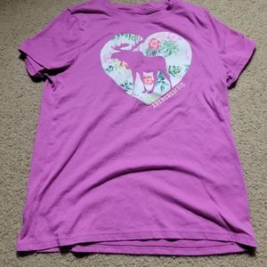 Abercrombie Kids girls shirt 7/8 pink